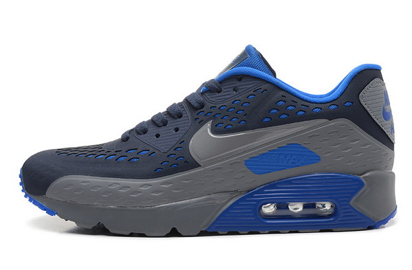Air Max 90 Ultra BR Womens Shoe Black / Cool Grey / Royal Blue